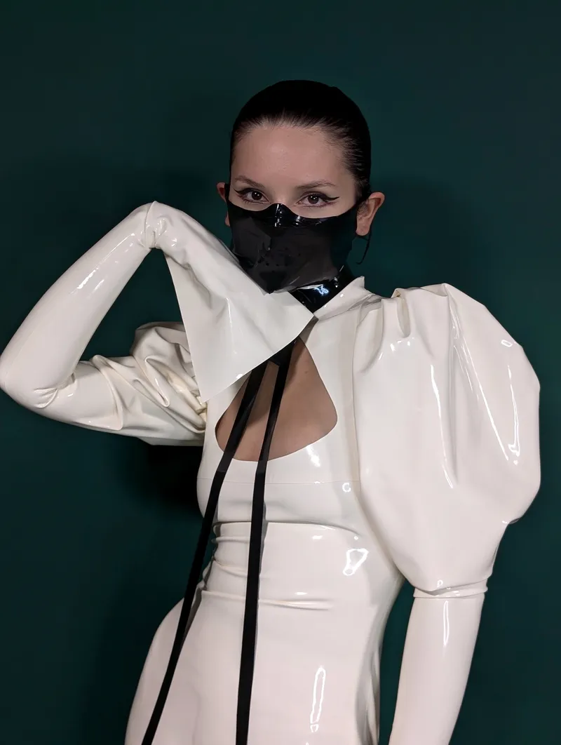 Handmade latex piece