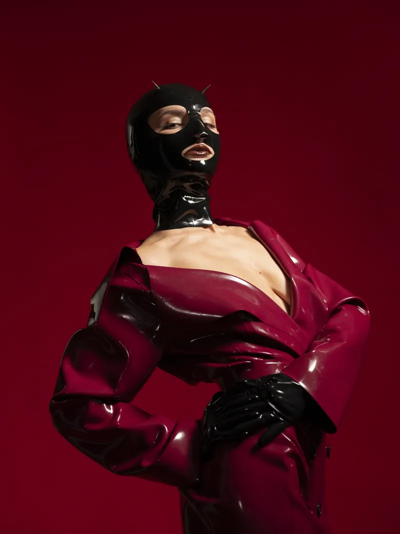 Latex garment, photographed by sense_eight_ph